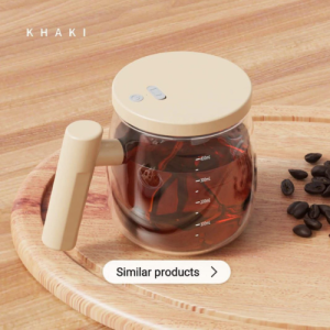 Electric Mixing Cup Self Stirring Coffee Mug 400ML